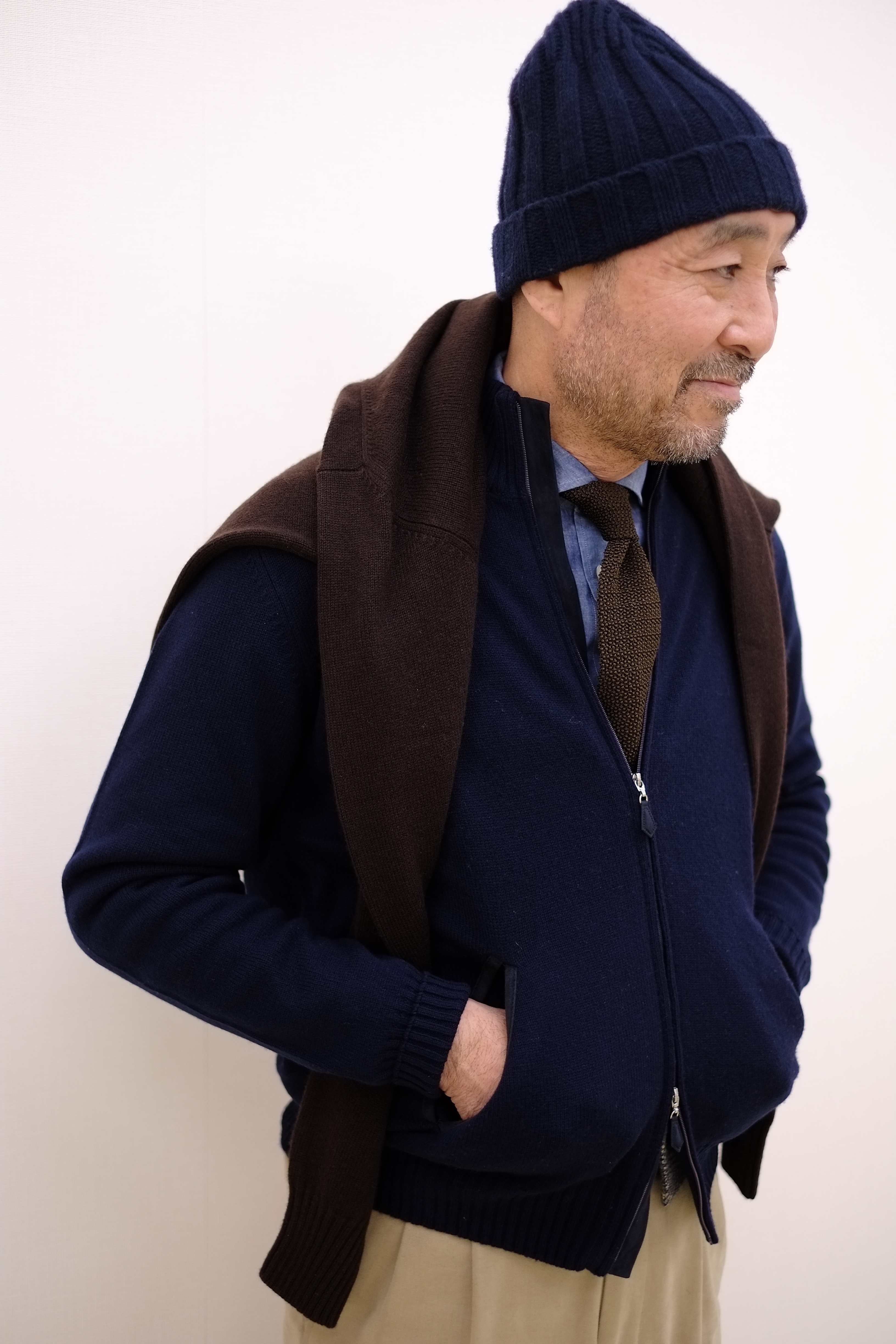 NAKAGAWA1948×DELLA CIANAのカシミア100%極上ニット。在庫限りの大お