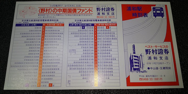 国鉄東京北局管内1986年3月3日改正 ポケット時刻表 ゴミュニティ