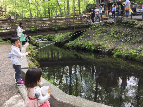 軽井沢旅行 渓流釣り おんがくとアートのきょうしつ T Co