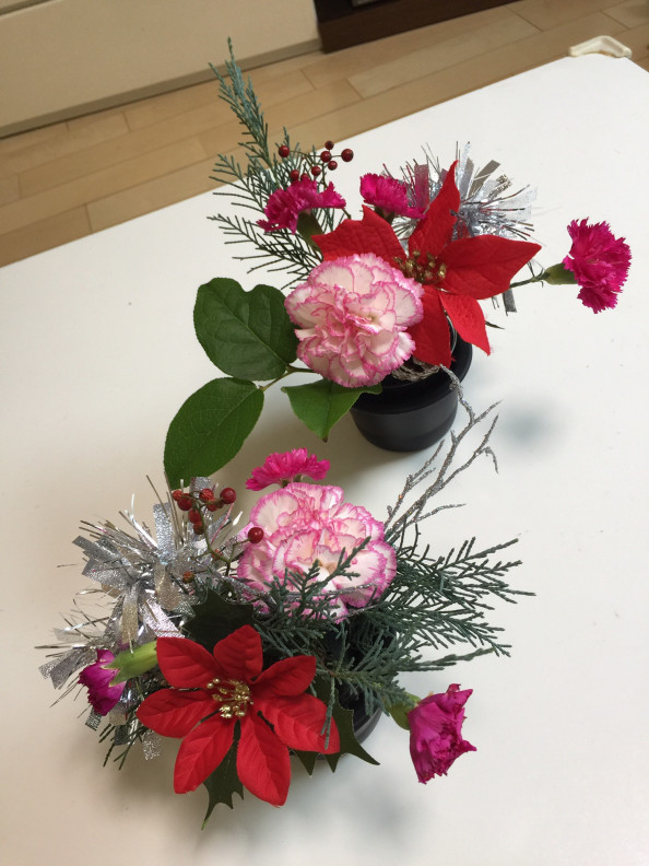 500円のフラワーアレンジメント おんがくとアートのきょうしつ T Co