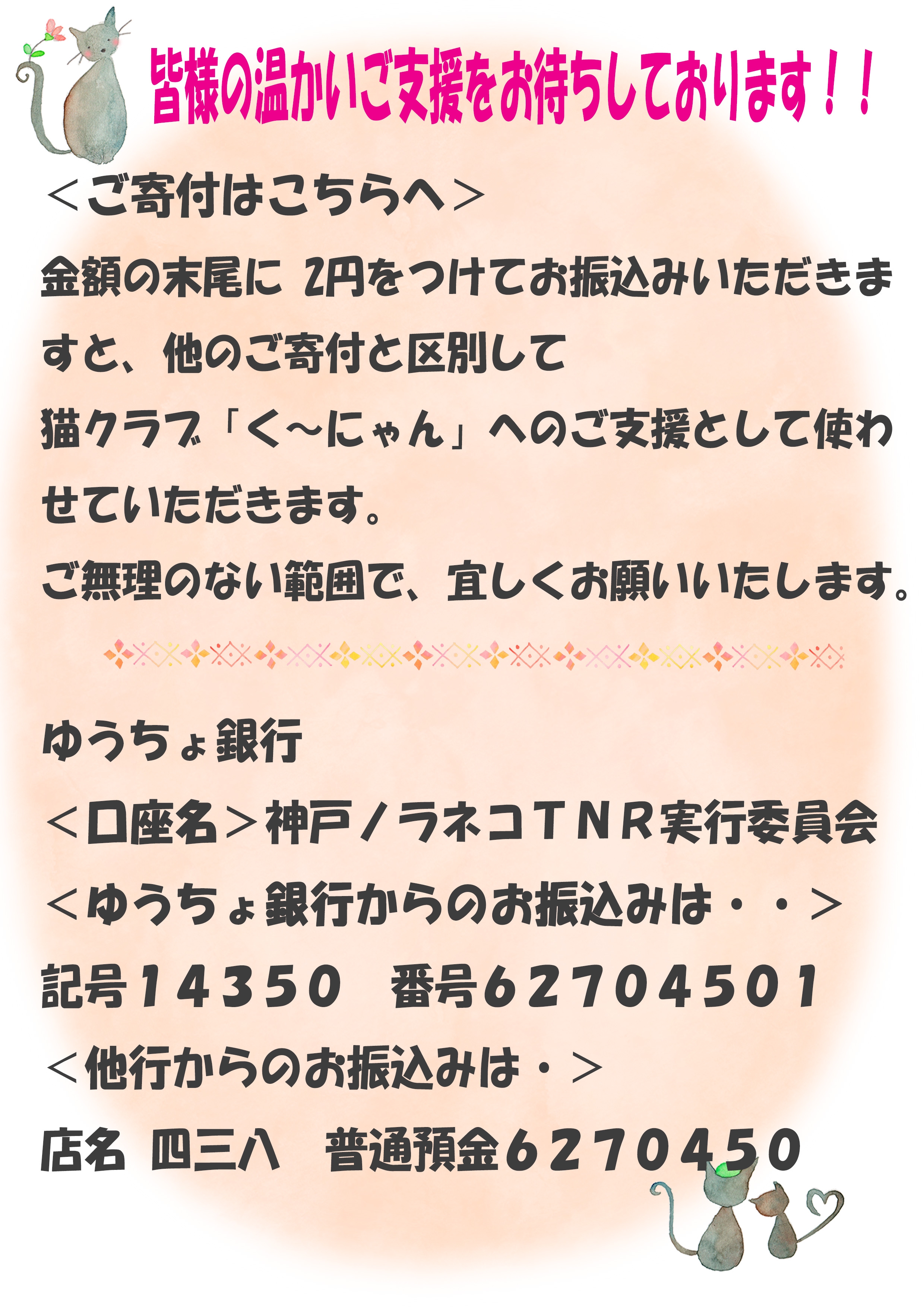 猫クラブく にゃん 神戸ノラネコ Tnr 実行委員会
