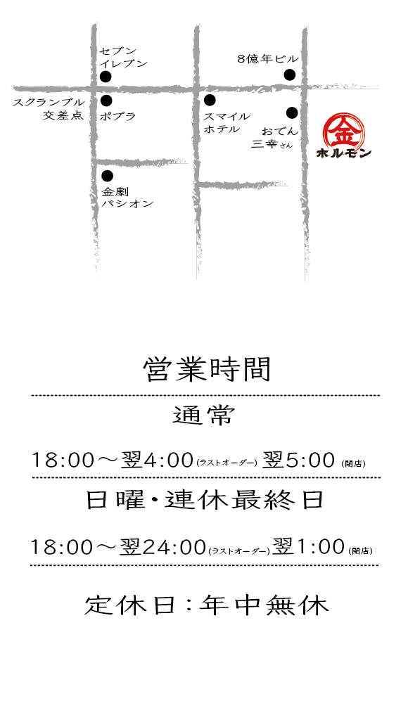 名刺制作 丸金ホルモンさま Innovation Link Co Ltd