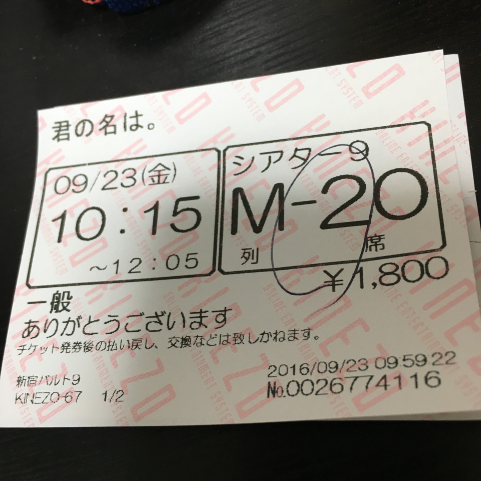 映画 君の名は 見ました ネタバレなし 感想メモ Simako On Web 映画 君の名は 見ました ネタバレなし 感想メモ Simako On Web