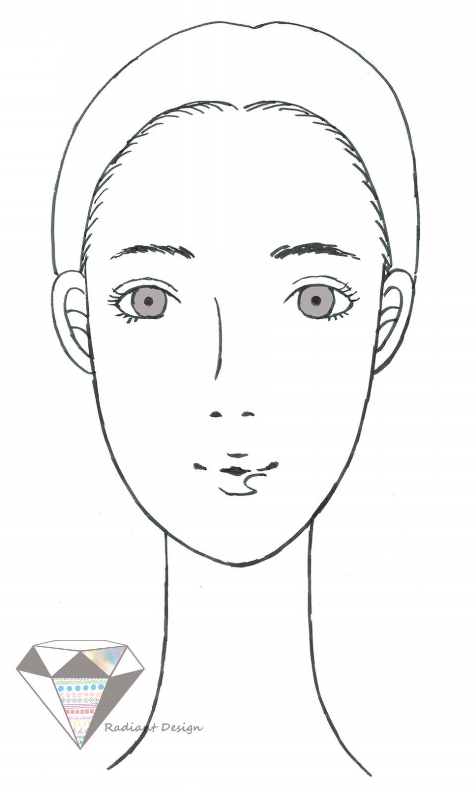 メイクシートを描きました イラストレーターkeikoのworks集 ラディアントデザイン メイクシートを描きました イラストレーターkeikoのworks集 ラディアントデザイン