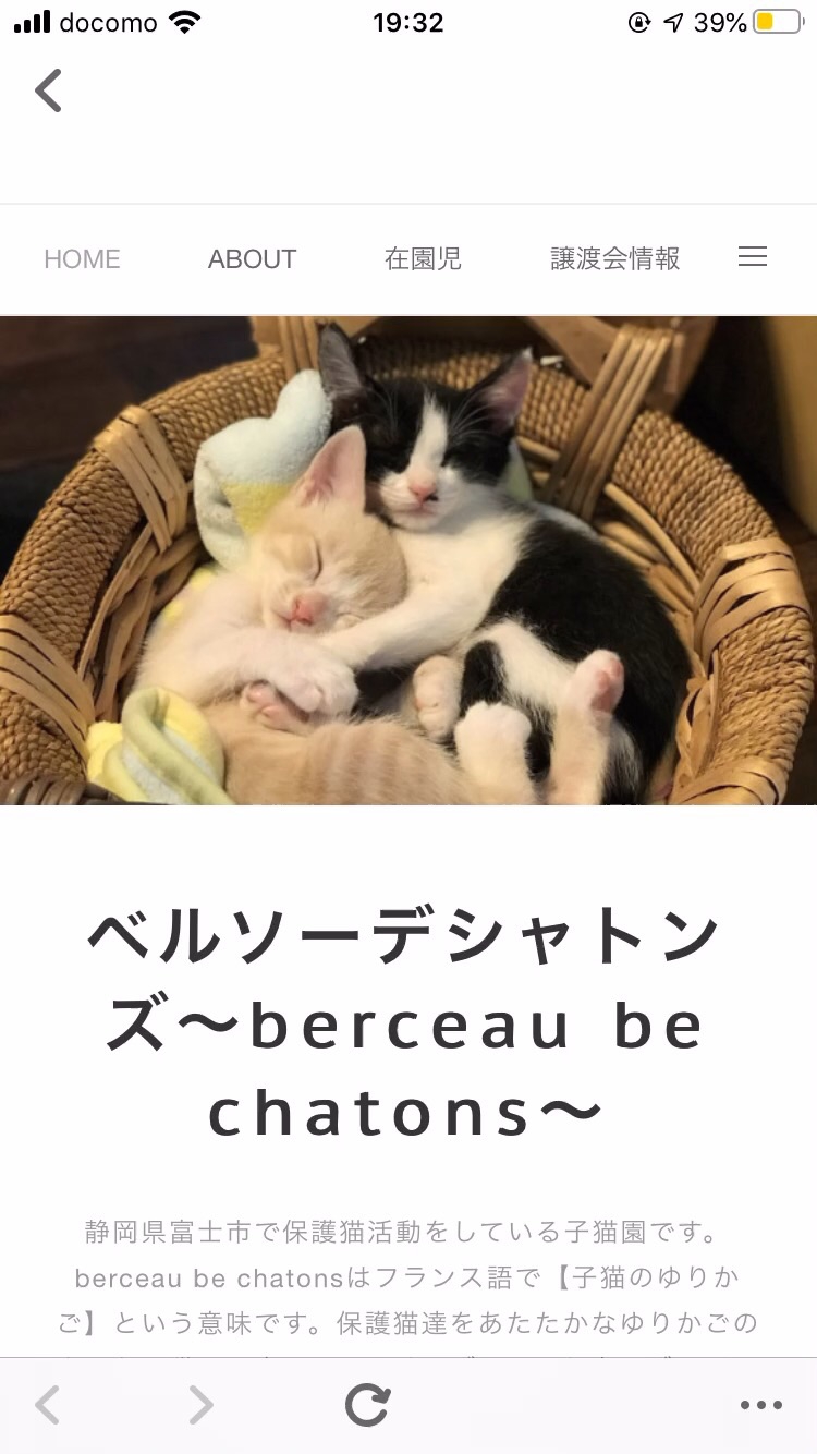 子猫園 ベルソーデシャトンズ