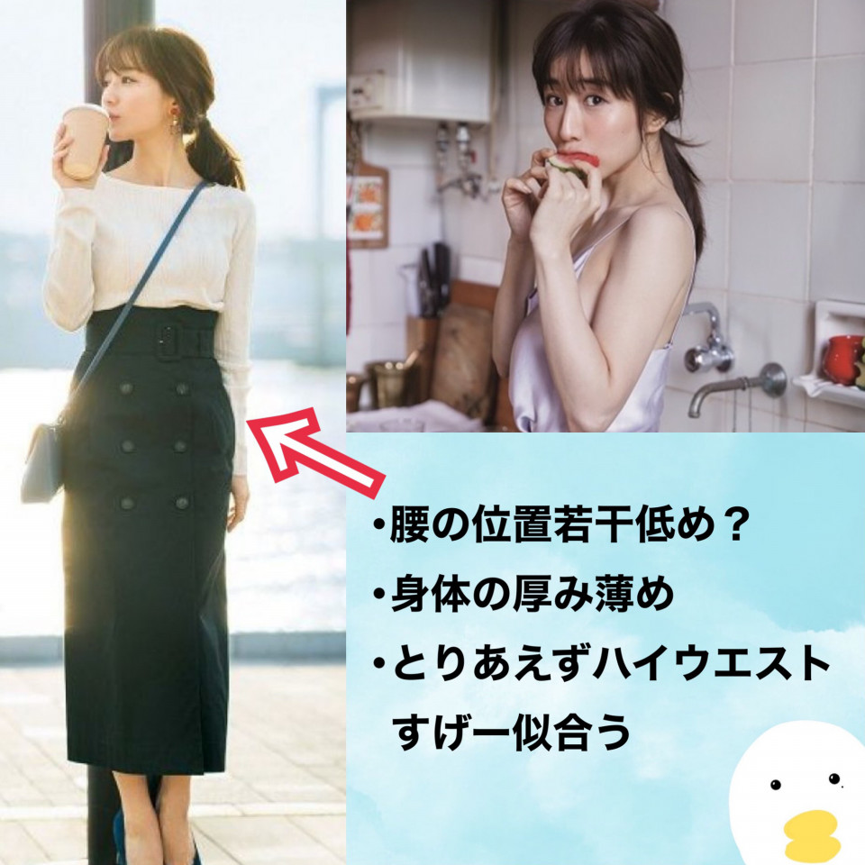 田中 みな 実 骨格