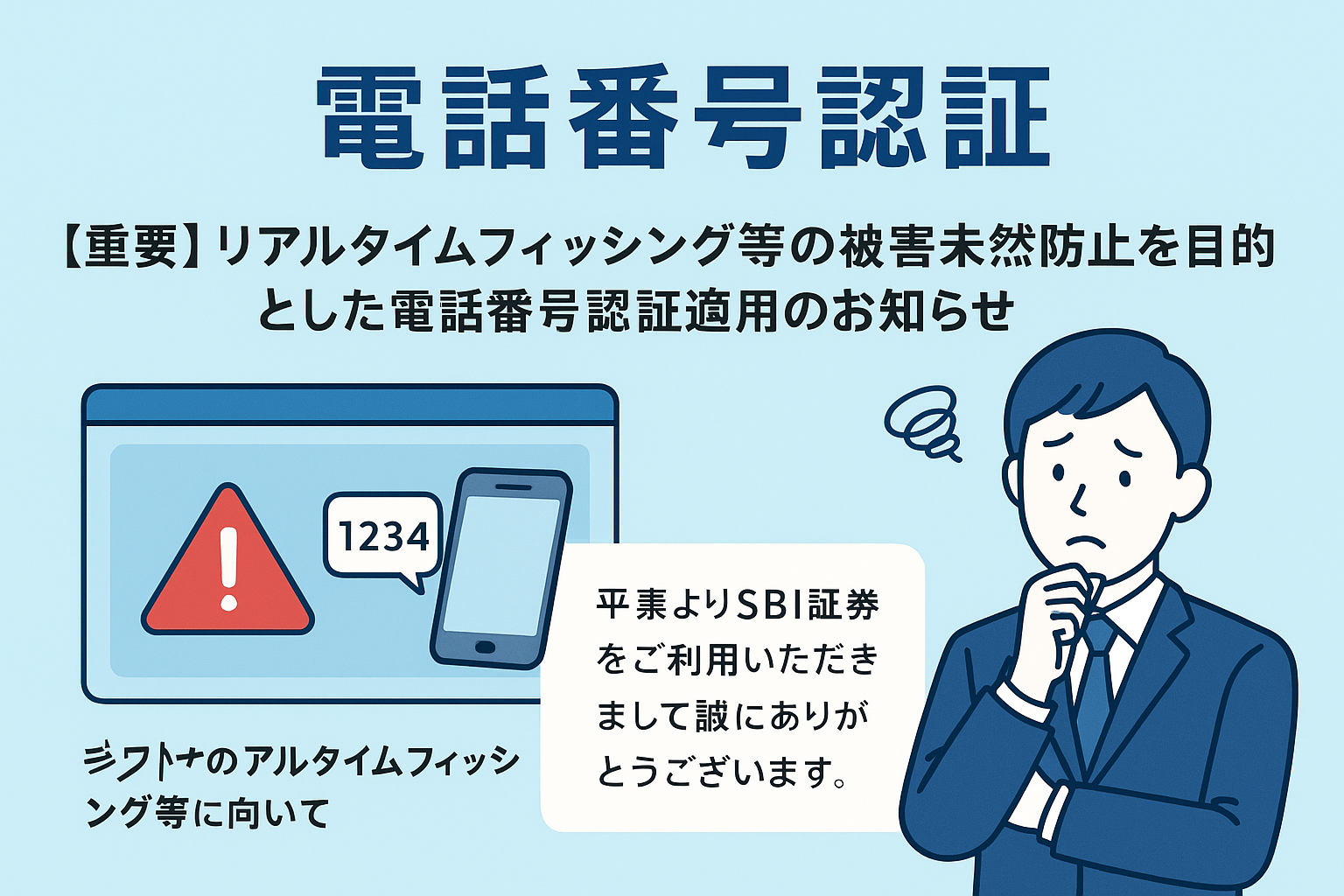 SBI sbi 電話番号認証 | 田中 英数ゼミ