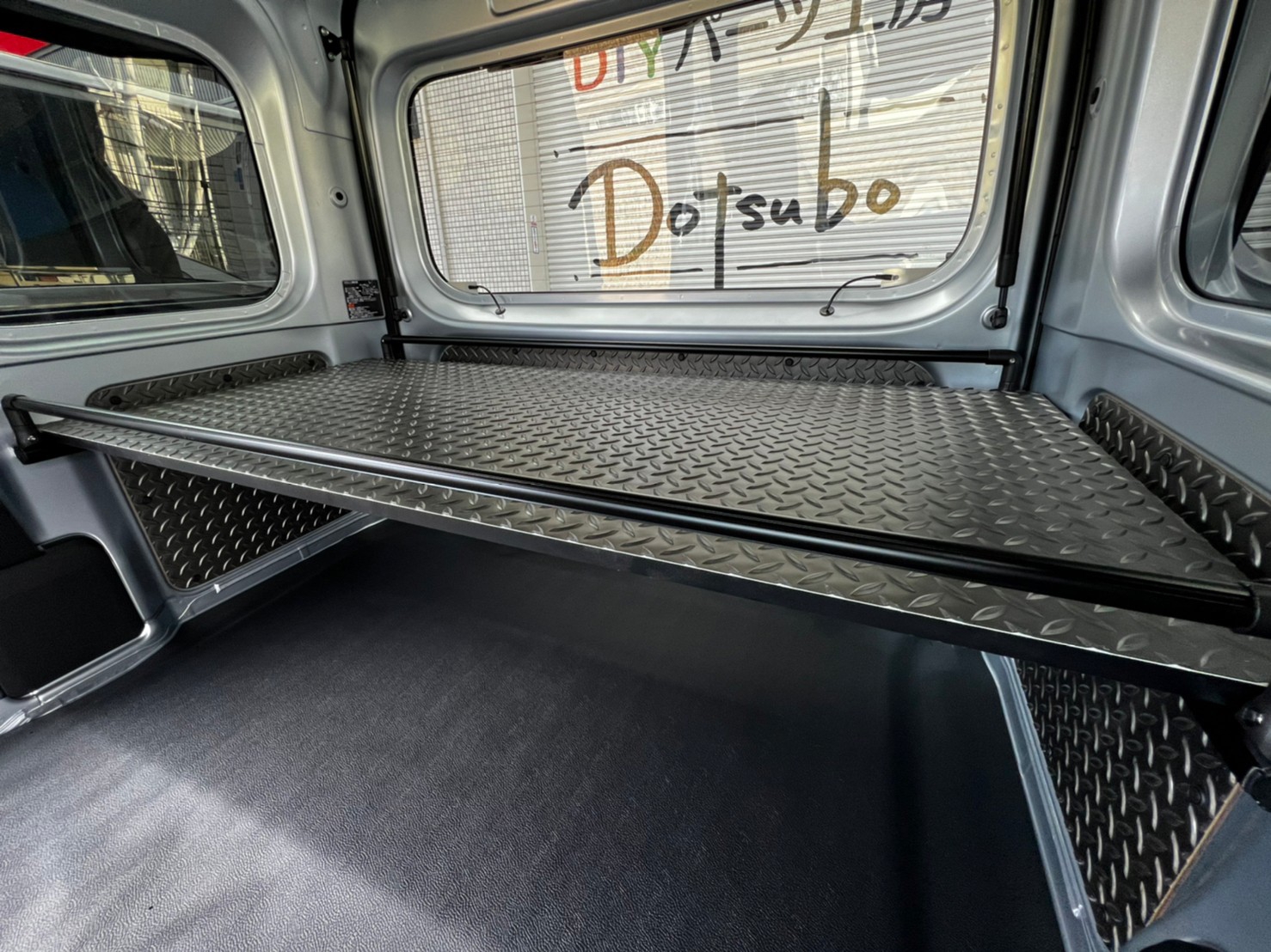 新型ハイゼットカーゴDXラック製作！ | Dotsubo