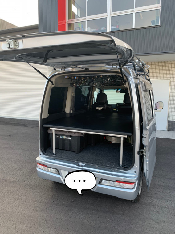 車中泊ベッド ハイゼットカーゴ Diyパーツ工房 Dotsubo