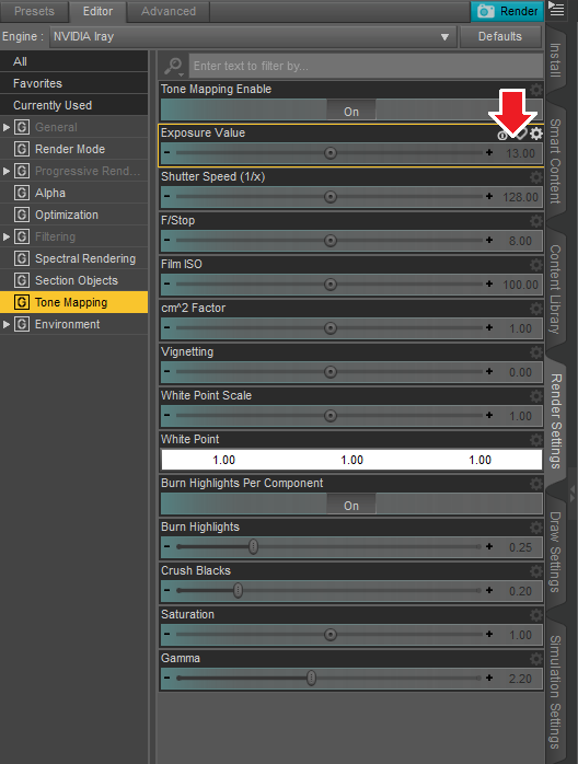 Daz Studio Tipsをできるだけ日本語で解説する 露出 かすみん S Daz Studio Gallery