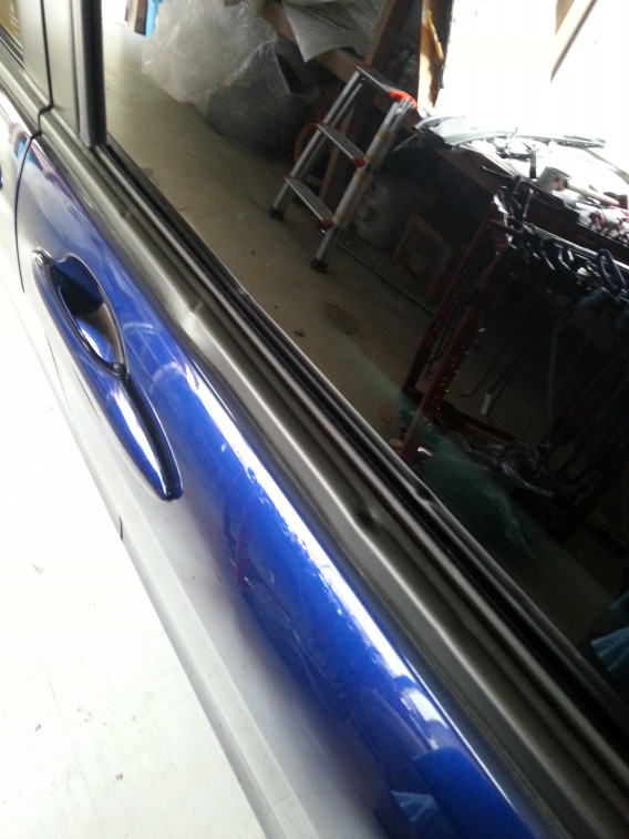 雹のダメージはこんな所にも ひょう害車ネットワーク 雹のダメージはこんな所にも ひょう害車ネットワーク