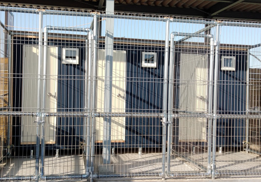 大型犬専用の犬舎が完成致しました。 | animal-support-mito