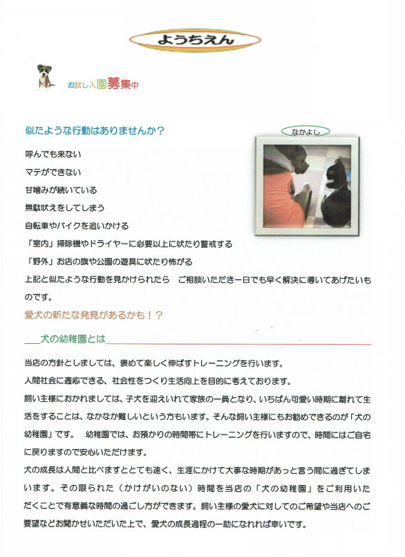 愛玩動物飼養サービスsupport Animal Support Mito S Ownd