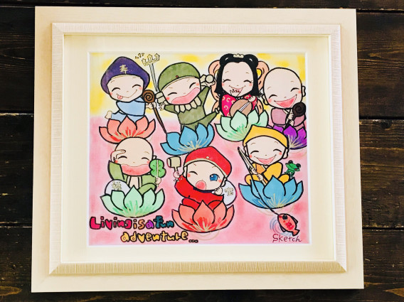 神様や天使の作品 笑顔絵工房myプレシャス 神様や天使の作品 笑顔絵工房myプレシャス