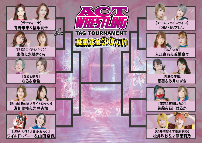 2022.07.17,Sun. / ACTwrestling Step8 | Actwres girl'Z