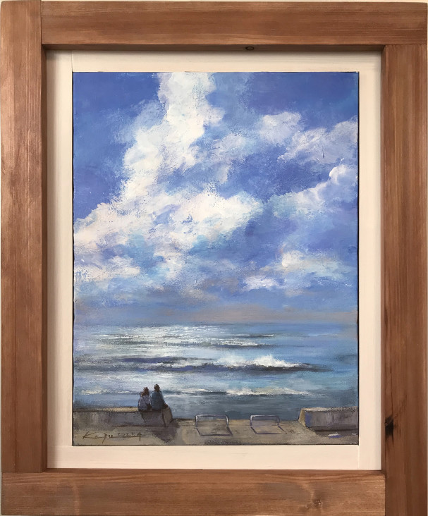 個展 君と見た夏の海 Painter Kazuaki Kameyama Gallery Site