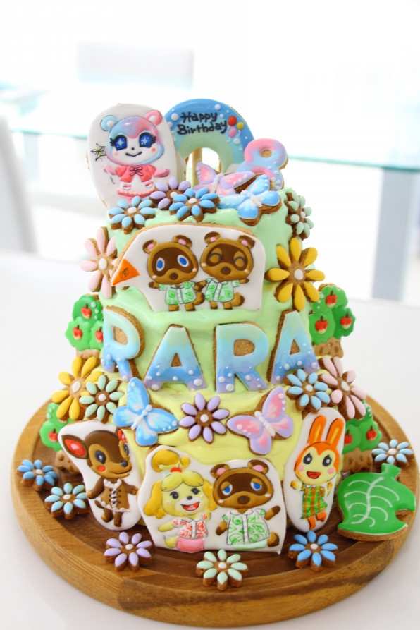 あつ森 どうぶつの森 アイシングクッキー 長女のお誕生日ケーキ Blue De Roi オーダーアイシング クッキー プチギフト ノベルティ専門店のブルードロワ あつ森 どうぶつの森 アイシングクッキー 長女のお誕生日ケーキ Blue De Roi オーダーアイシング クッキー プチギフト ノベルティ専門店のブルードロワ