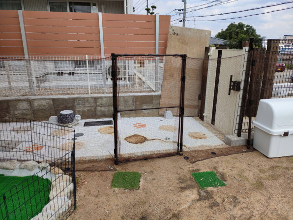 外構工事 ドッグラン ドッグサロン コットンキャンディ