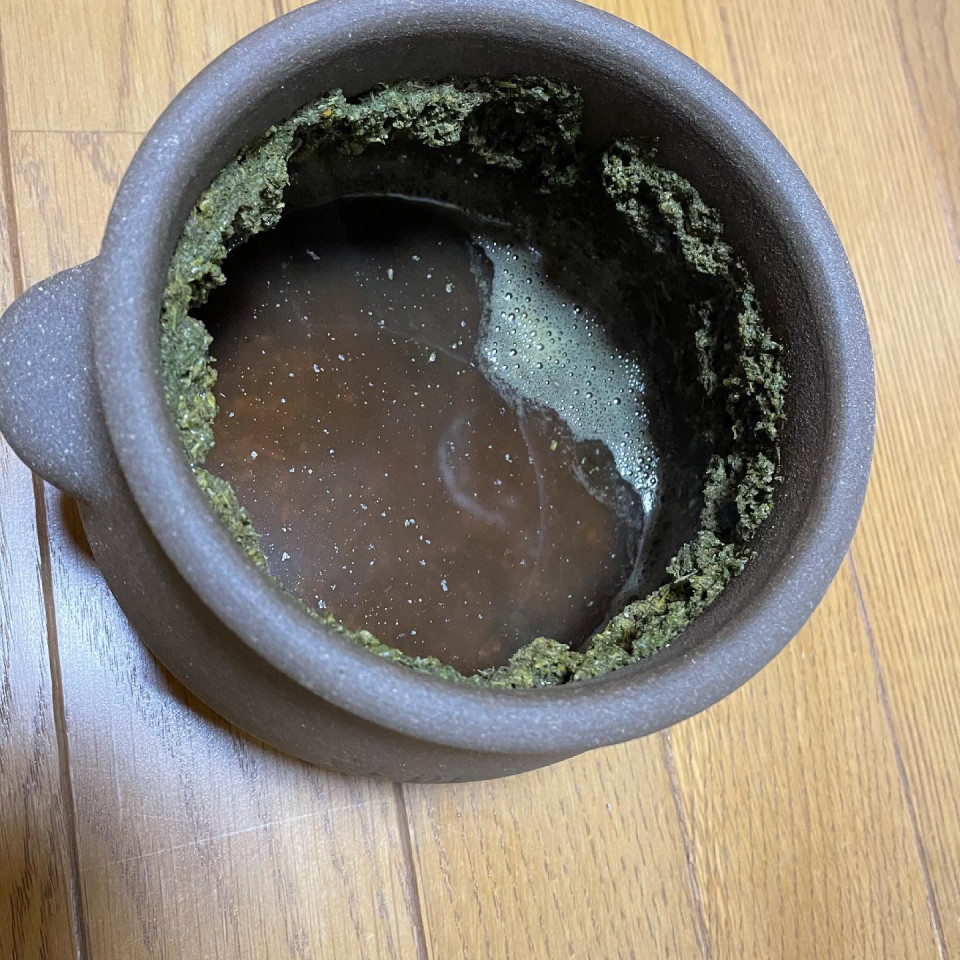 よもぎ蒸し後の黄土壺の見方 黄土よもぎ蒸し セルフエステサロン Onmusu よもぎ蒸し後の黄土壺の見方 黄土よもぎ蒸し セルフエステサロン Onmusu
