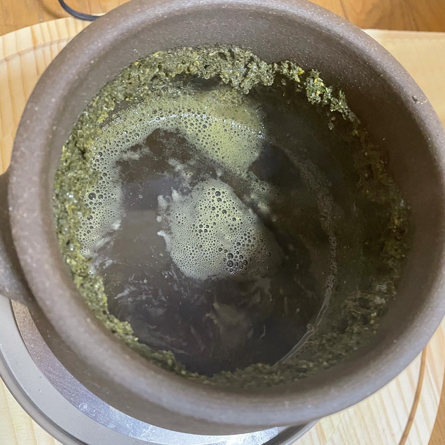 よもぎ蒸し後の黄土壺の見方 黄土よもぎ蒸し セルフエステサロン Onmusu よもぎ蒸し後の黄土壺の見方 黄土よもぎ蒸し セルフエステサロン Onmusu