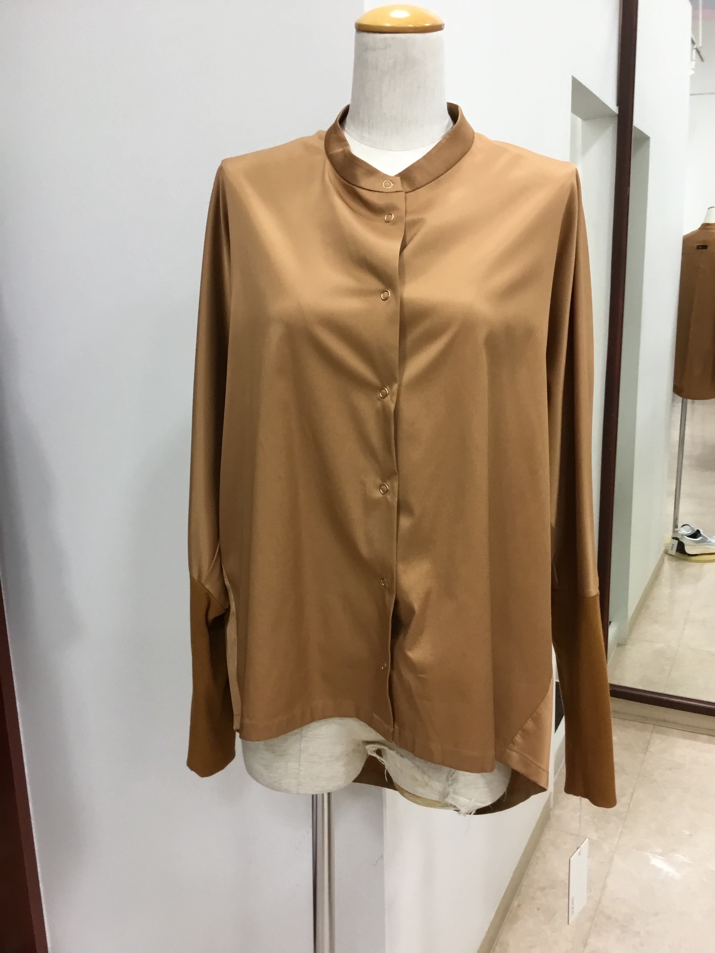 ayaneポリレーヨン袖リブ3Dシャツ | selectshop BROWNSUGAR ayaneポリレーヨン袖リブ3Dシャツ | selectshop BROWNSUGAR
