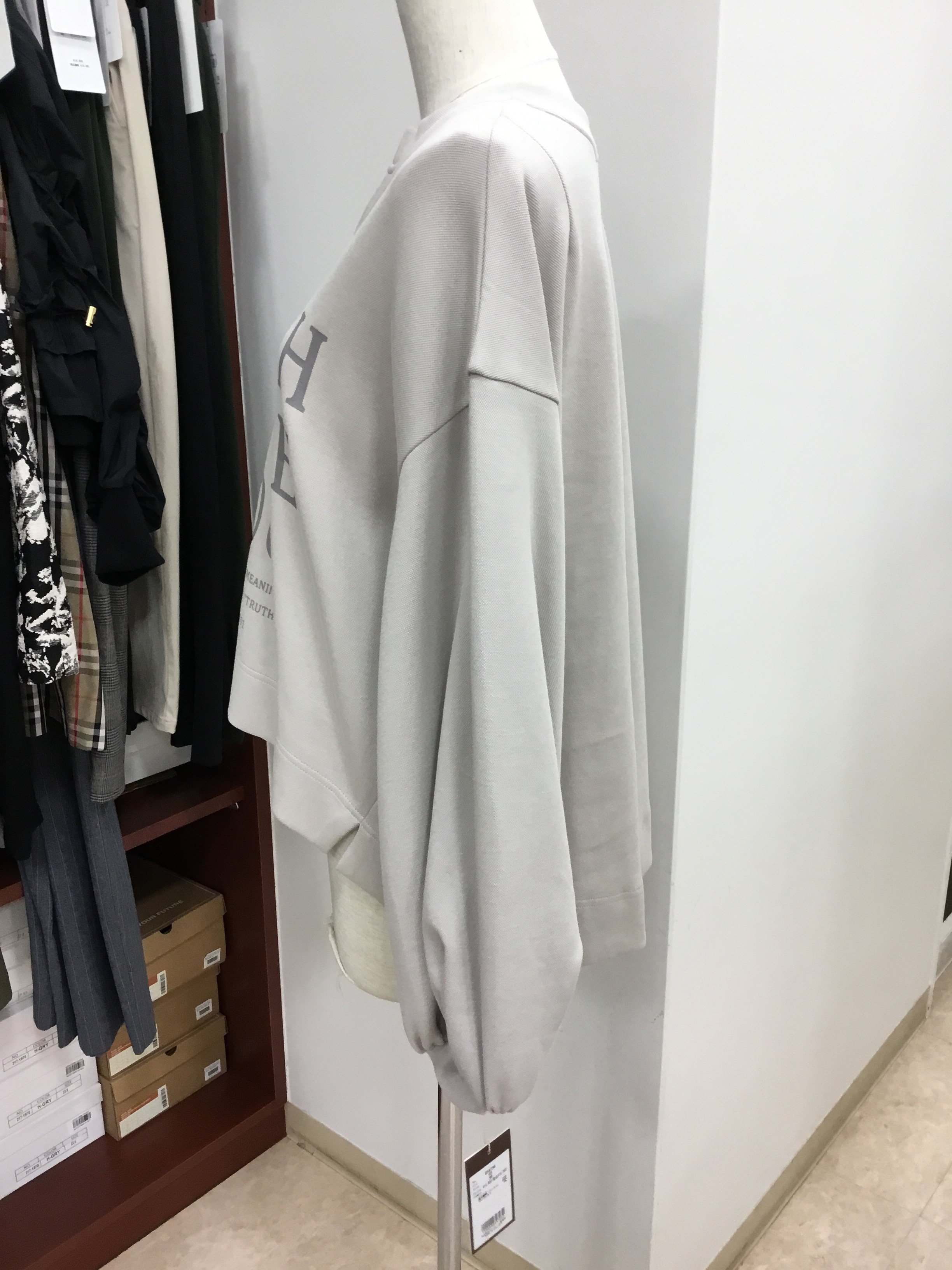 ayaneダンボール鹿子キーネックプルオーバー | selectshop BROWNSUGAR