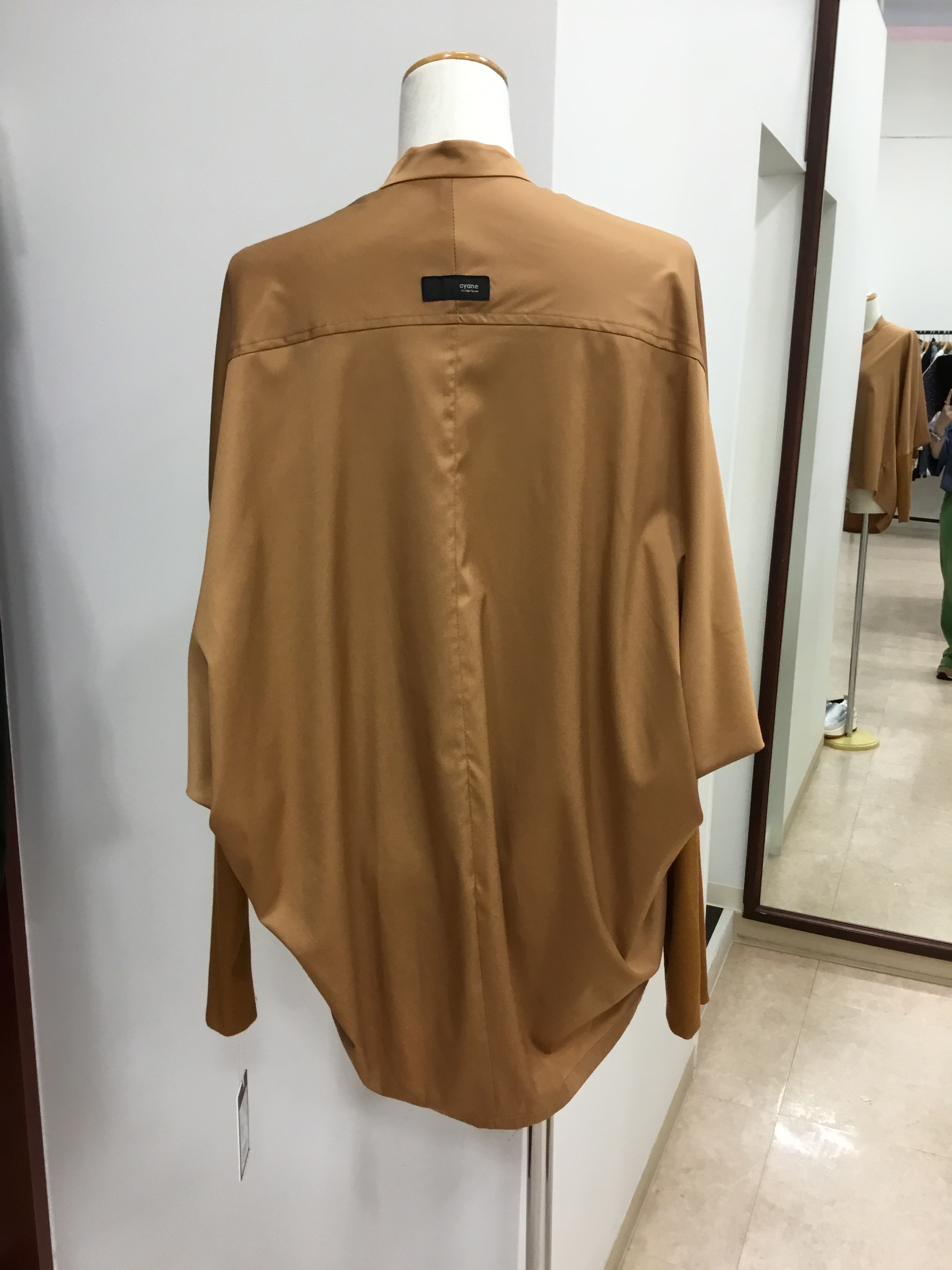 ayaneポリレーヨン袖リブ3Dシャツ | selectshop BROWNSUGAR ayaneポリレーヨン袖リブ3Dシャツ | selectshop BROWNSUGAR