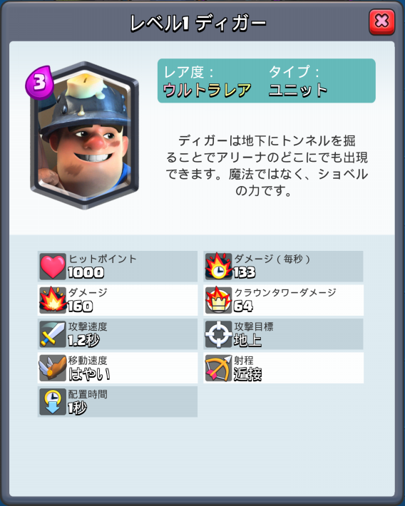 ディガー クラロワお勉強室