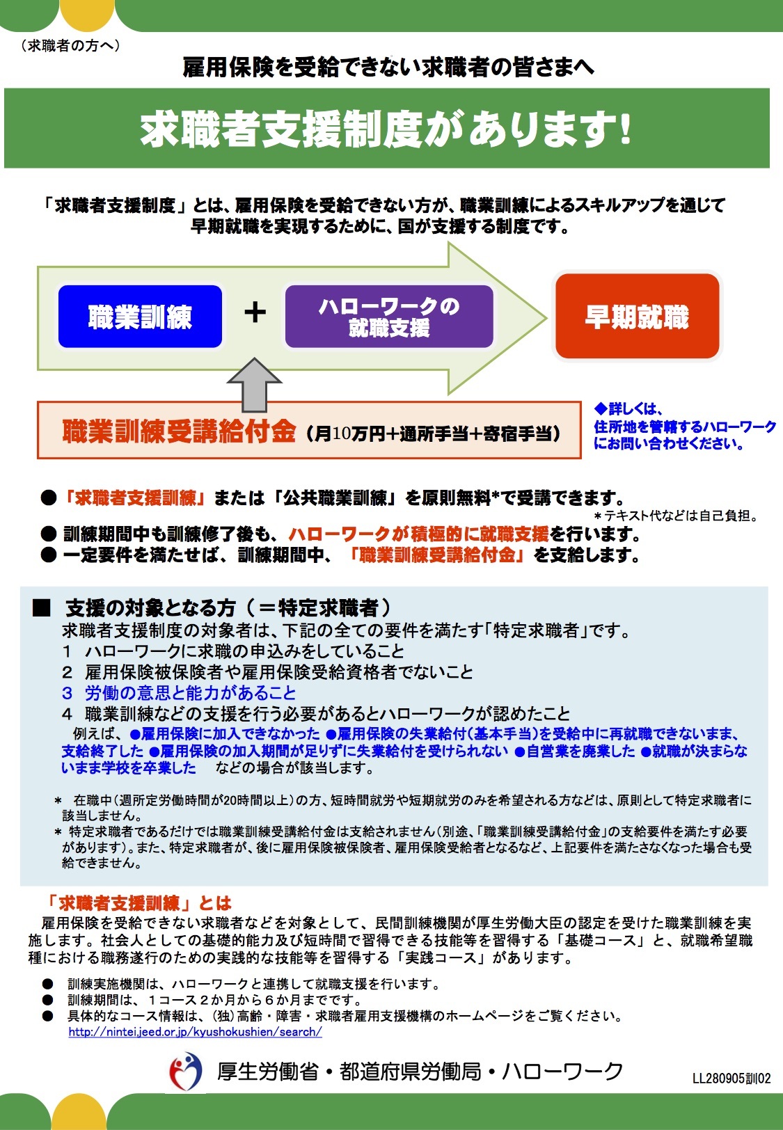 求職者支援訓練とは BTRビューティアカデミー 求職者支援訓練とは BTRビューティアカデミー