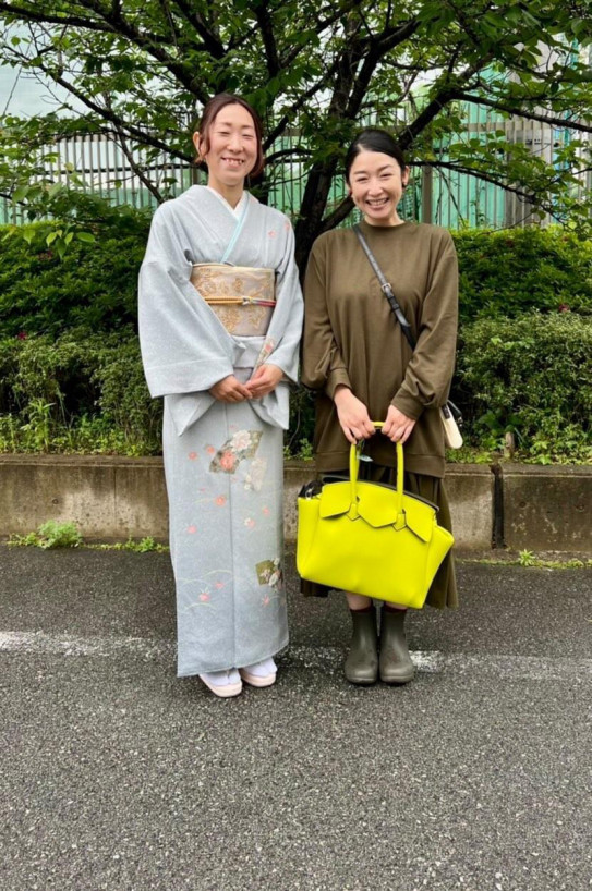 結婚式の訪問着 大阪市天王寺区 出張着付け 紫野きもの