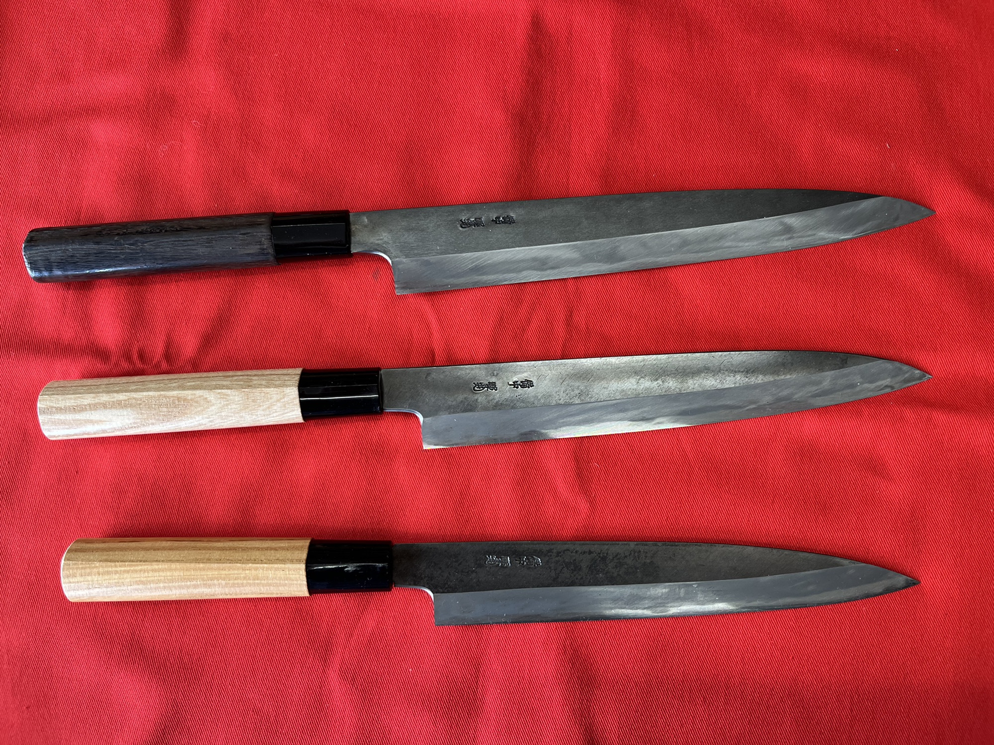 備中 輝光 三 出刃包丁　和包丁 包丁 料理包丁　C143 出刃包丁・刺身包丁 | 備中暉光三輪刃物工場