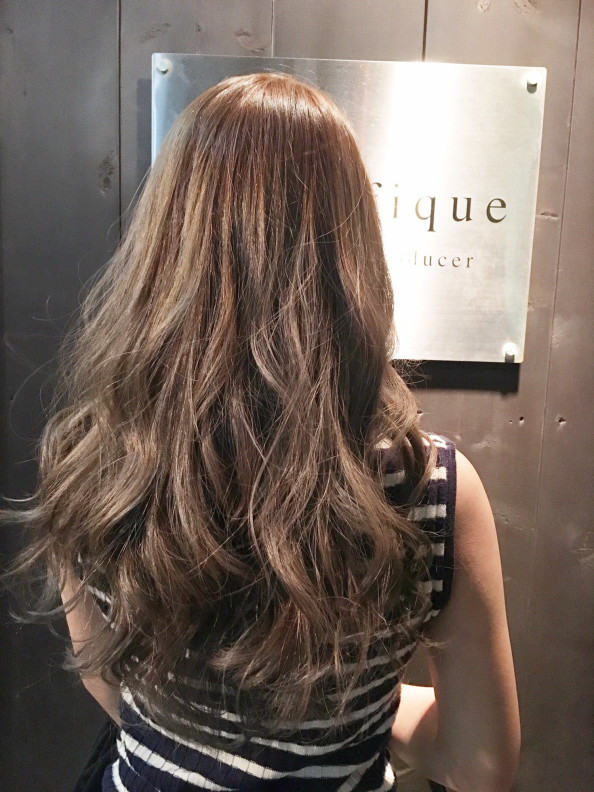 可愛い外人風バレイヤージュスタイル Magnifique Hair Stylist 増田 広道