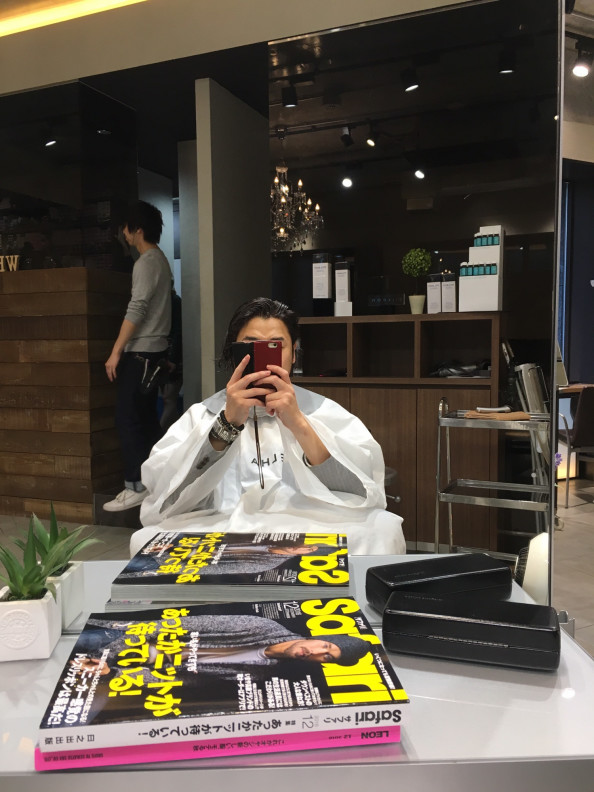 東京の旅2日目銀座編 銀座の美容室でcutしてきた Magnifique Hair Stylist 増田 広道