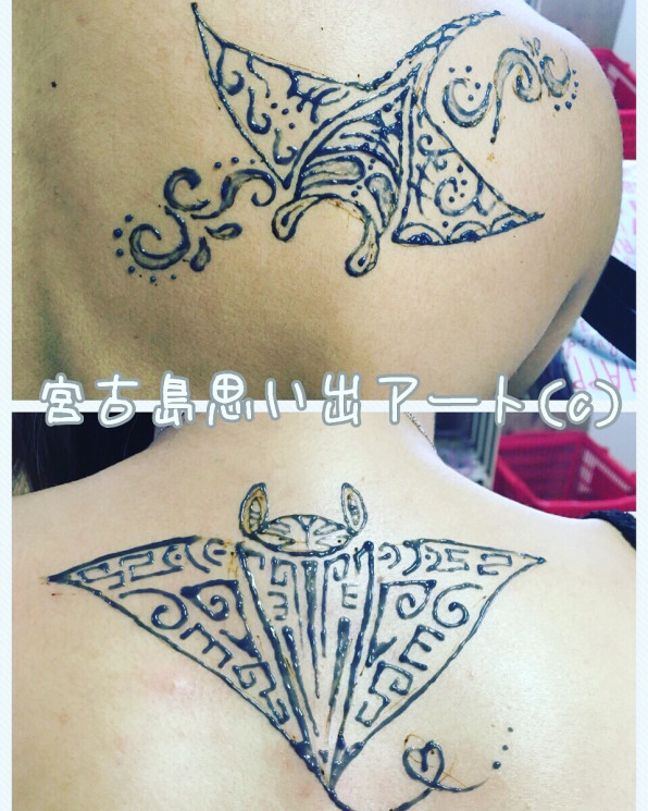 マンタ三昧 宮古島で思い出 お土産作るなら 宮古島思い出アート 人気のボディアートやチョークアート ハーバリウムアクセサリー作りが楽しめます