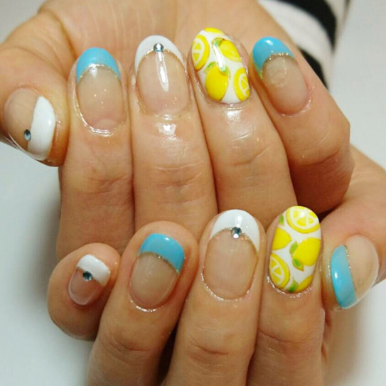 爽やかレモンネイル With Nail