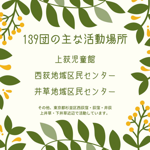 ガールスカウトについて 東京都杉並区 ガールスカウト東京139団