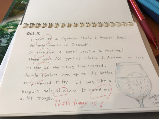 生徒さんの英語絵日記 Sally S English Lesson 生徒さんの英語絵日記 Sally S English Lesson