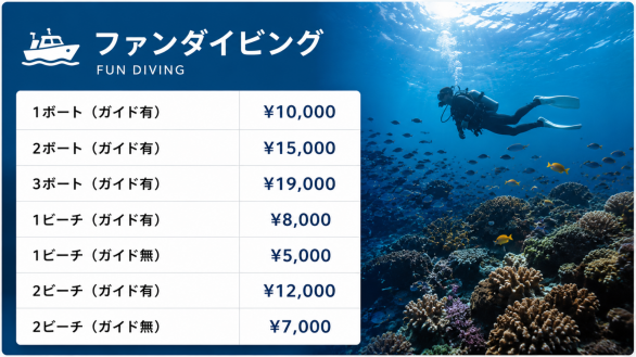 料金 | Ama Diving Service