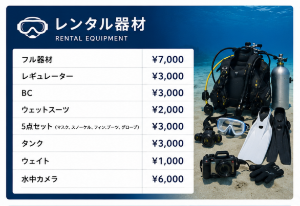 料金 | Ama Diving Service