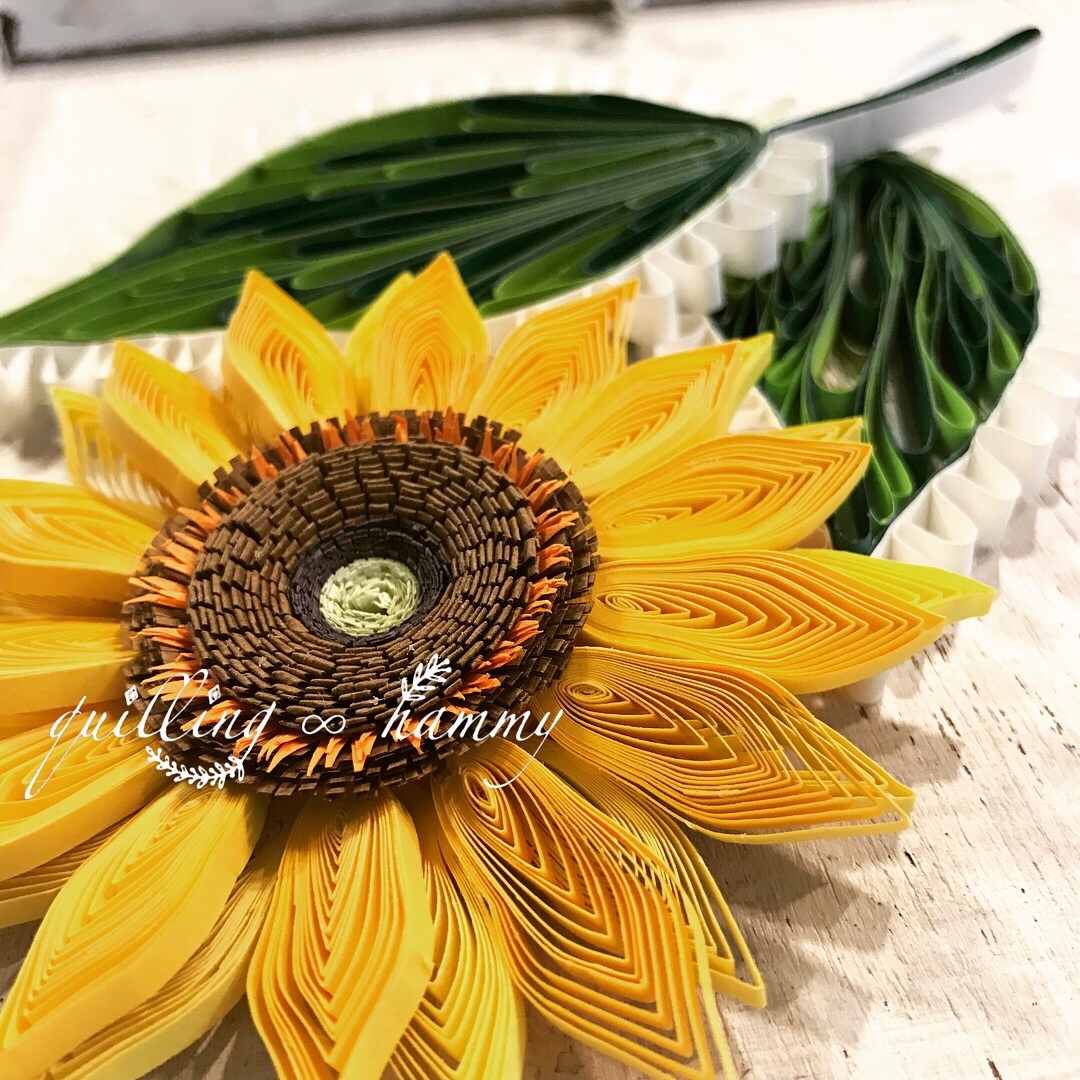 クイリング/私の向日葵 | HANA.quilling ∞ hammy クイリング/私の向日葵 | HANA.quilling ∞ hammy