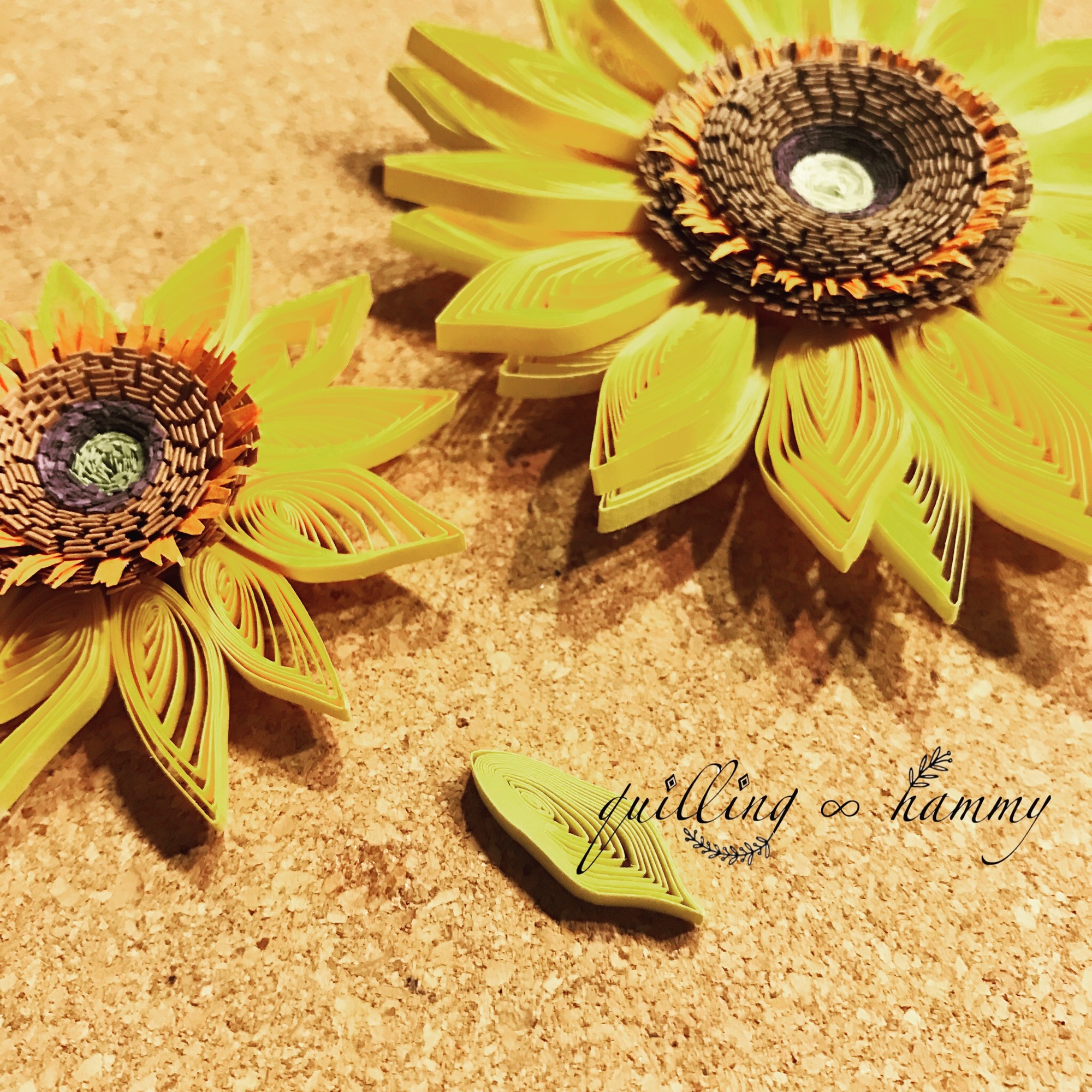 クイリング/私の向日葵 | HANA.quilling ∞ hammy クイリング/私の向日葵 | HANA.quilling ∞ hammy