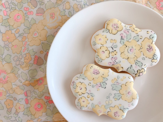 世界中で愛される リバティ風花柄クッキー Lucu Cookies