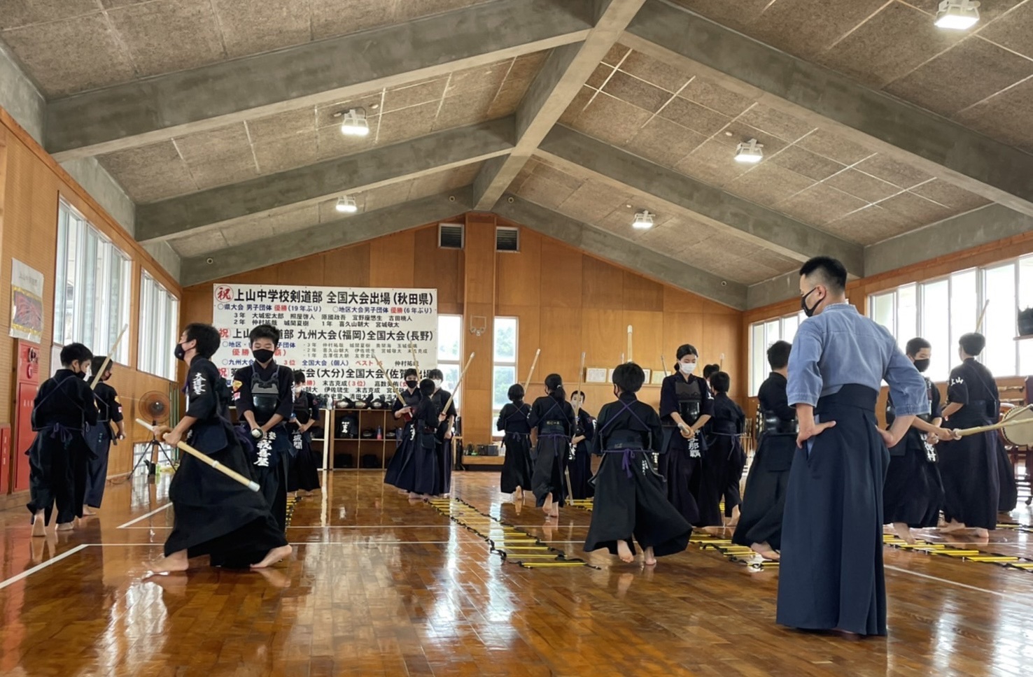 錬成会と上山中学校剣道部合同稽古に参加しました！ | 【公式】大道塾 - 剣道場（沖縄県那覇市）