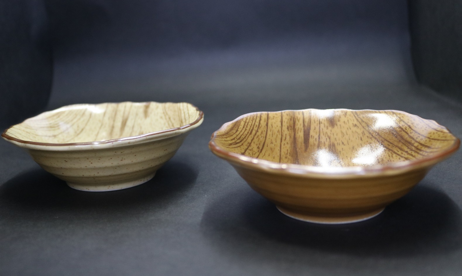 木目 四角小鉢 | 美濃焼工房 まるま