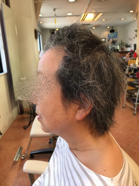 復髪 脱ウィッグ グレイヘアにします 私達はまだまだ生きる 江東区北砂美容室 江東区亀戸美容室 One S Place 癌サバイバー美容師 相澤一也のブログ