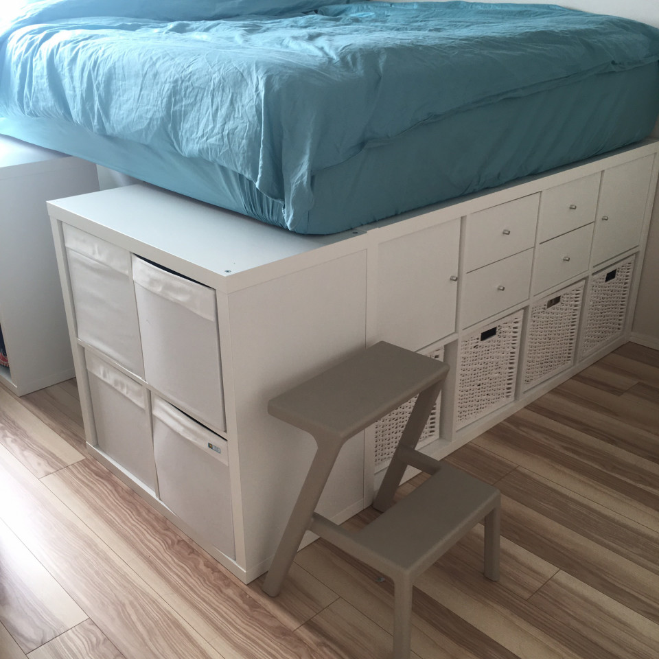 Ikea Hack 大容量収納付き クイーンサイズベットの作り方 Sugarbaby Ownd Media