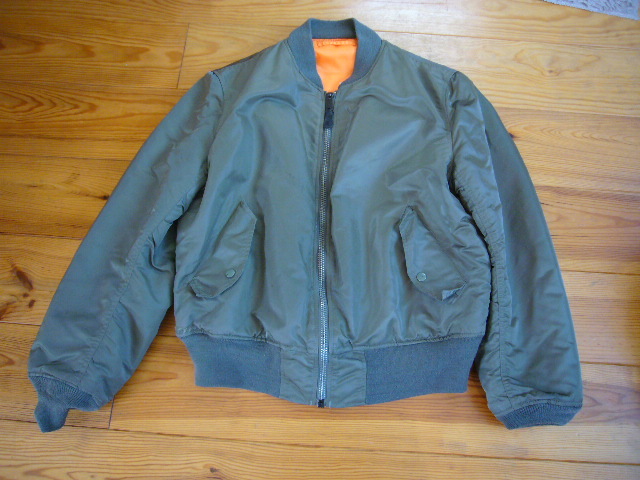 良品】フェローズ ペイント&リフレクターカスタム MA-1 大人も持てる