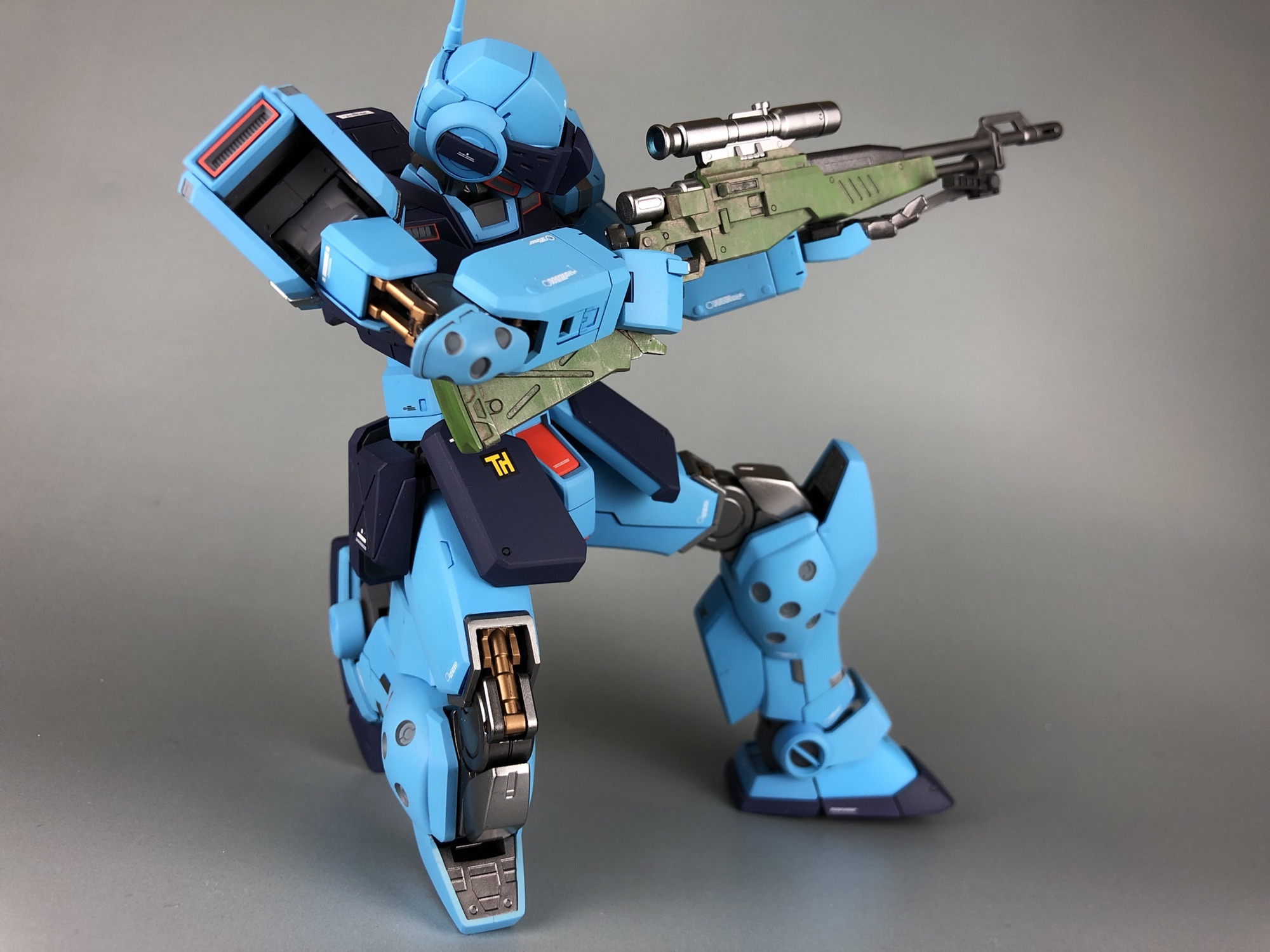 ガンプラ MG ジムスナイパーⅡ【全塗装】 MG ジム・スナイパーⅡの製作② 塗装その1 | ガンダムブログ