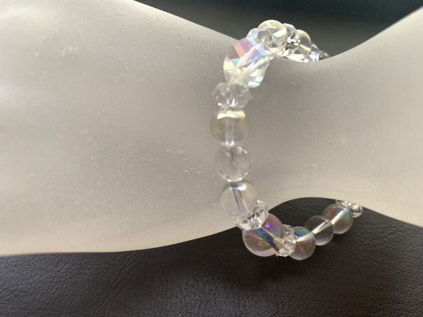 コラボ商品 水晶ブレスレット2種類 Manajewel コラボ商品 水晶ブレスレット2種類 Manajewel