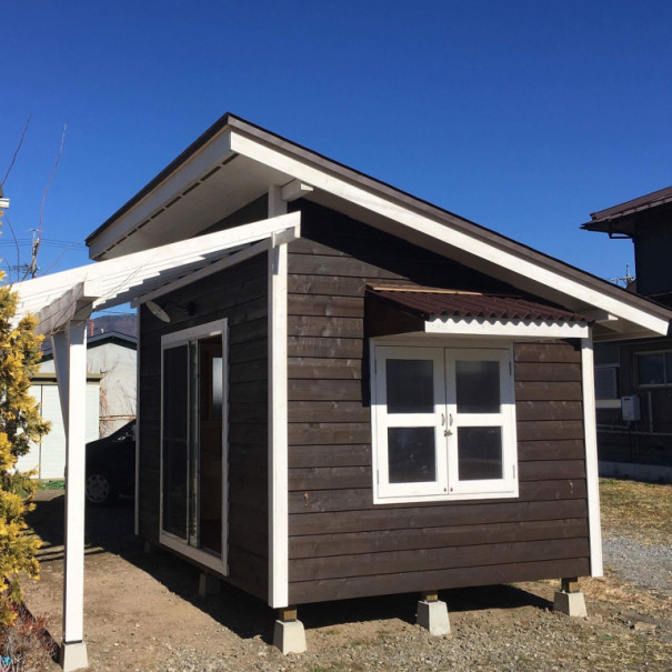 諏訪市 オーナー様が参加した小屋づくり 木楽